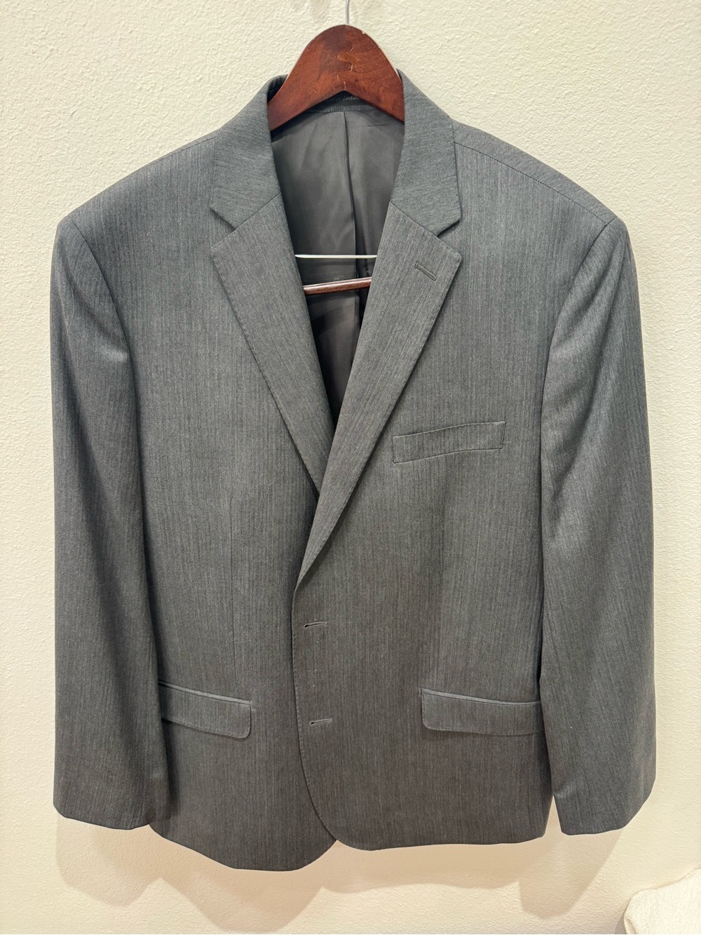 Ralph Lauren Men's Gray Two-Button Suit Jacket